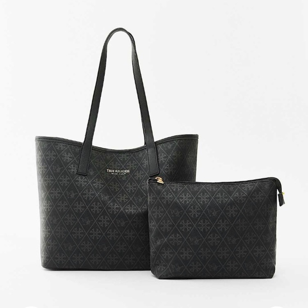 True Religion Black Tote Bag